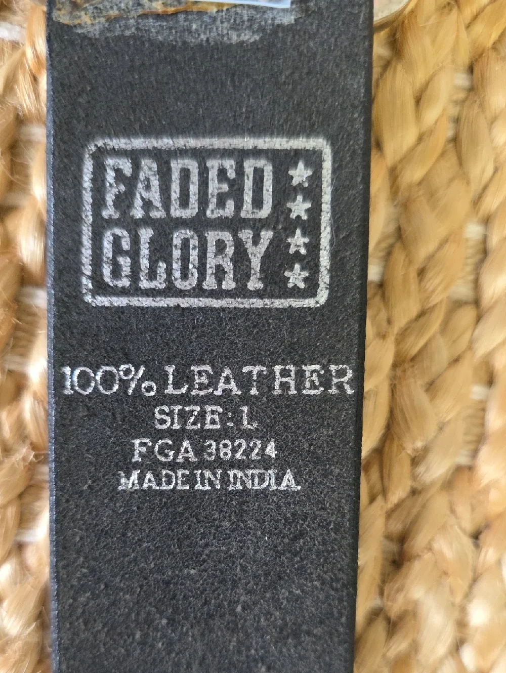 Faded Glory this belt